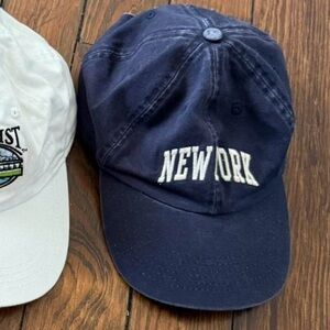 Brandy Melville Navy and white New York City baseball cap #NYC